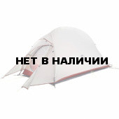 Палатка Naturehike Сloud up 1 NH18T010-T одноместная с ковриком , серо-красная, 6927595730522