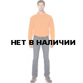 Рубашка Поло с длинным рукавом цвет Оранжевый