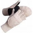 Перчатки-варежки зимние со спилковыми накладками Фрост