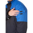 Куртка БАЙЕР утепленная, ткань Смесовая, цвет т.син-василек 