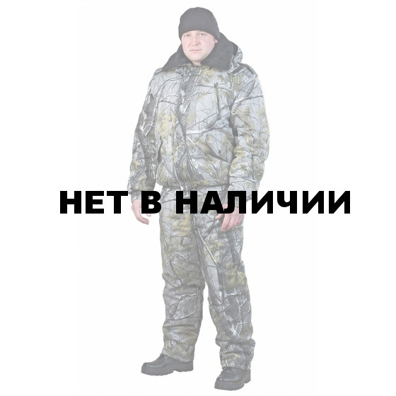 Костюм утепленный НОРД (куртка+п.комб.), ткань смесовая, цвет лес,