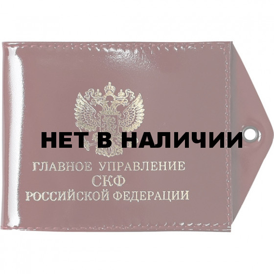 Обложка ГУ СКФ РФ кожа