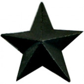 Знак различия Звезда УИС малая черная металл