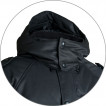 Куртка зимняя укороченная Б-52 черная с капюшоном