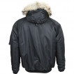 Куртка Аляска укороченная черная твил