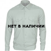 Рубашка форменная, длинный рукав, зеленая