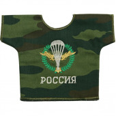 Рубашка-сувенир Россия ВДВ камуфлированная вышивка