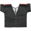 Рубашка-сувенир Настоящий полковник серая вышивка