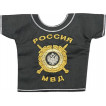 Рубашка-сувенир Россия МВД МОБ вышивка