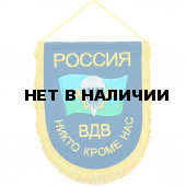 Вымпел ВБ-28 Россия ВДВ НИКТО КРОМЕ НАС вышивка