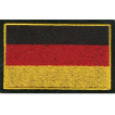 Нашивка на рукав Флаг Германии 30Х55 мм вышивка шелк