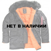 Куртка Slim Fit N-3B Parka Black Alpha Industries 