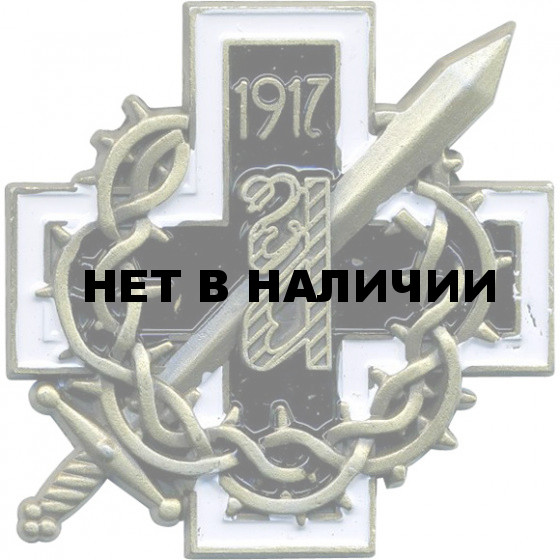 Магнит Знак конного генерала Алексеева полка металл