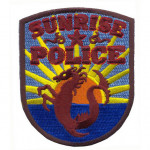 Термонаклейка -1057 Sunrize Полиция Флориды вышивка