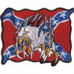 Термонаклейка -0262.1 Флаг Южной конфедерации с орлом вышивка
