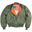 Куртка MA-1 Blood Chit Alpha Industries sage green