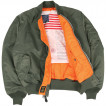 Куртка MA-1 Blood Chit Alpha Industries sage green