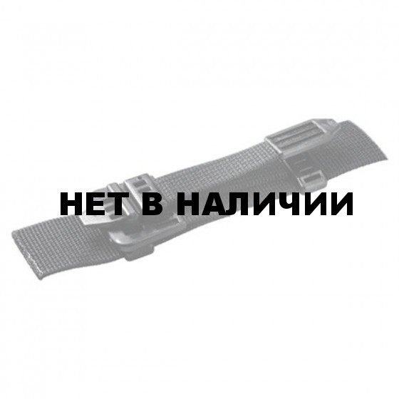 Пряжка бесшумная 25мм 1-10085/1-20085 (2части) черный Duraflex