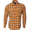 Рубашка Prairie клетка оранжевая