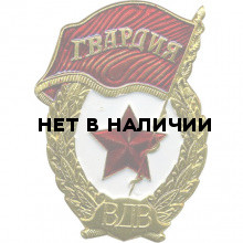 Нагрудный знак Гвардия ВДВ металл