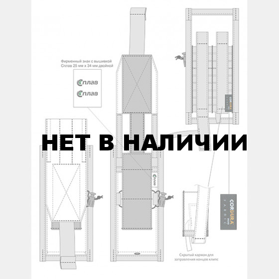 Подсумок для 2-х магазинов АК на липучке регулируемый v.2 woodland