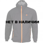 Куртка Alpha Polartec с капюшоном черно/оранжевая