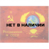 Магнит 3Д 009 Рожденный в СССР флаг сувенирный