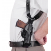 Кобура Holster наплечная вертикального ношения мод. V NEO-CONTE Glock-19 кожа черный