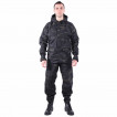 Костюм KE Tactical Снайпер-2 рип-стоп с налокотниками и наколенниками multicam black