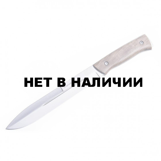 Нож ПП Кизляр разделочный Егерский AUS-8 полированный с фиксированным клинком