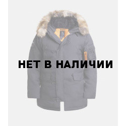 Парка Apolloget Аляска OXFORD Grey Black/Orange