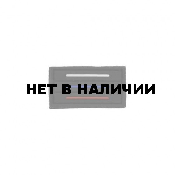 Патч Stich Profi ПВХ Флаг России тактический MINI 25х45 мм Цвет: Черный 