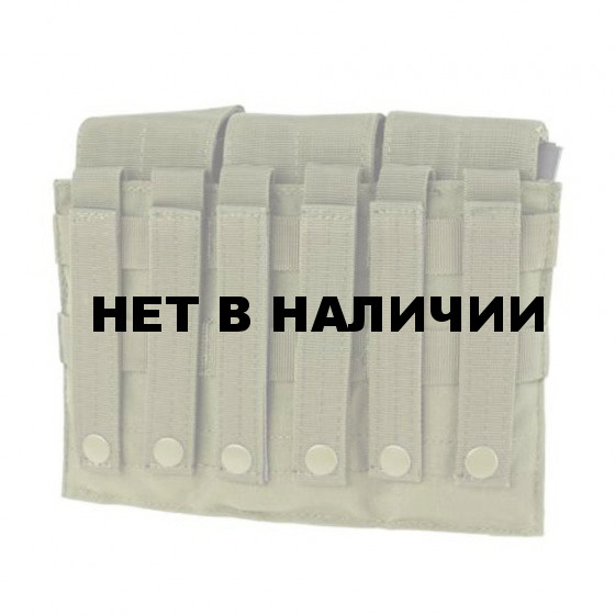 Подсумок Condor Outdoor MA58 Triple M4 Mag Pouch тройной черный