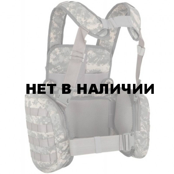 Жилет ANA Tactical Альфа разгрузочный с 4 подсумками под 2 магазина АК и 2 подсумками под имущество на molle ACU