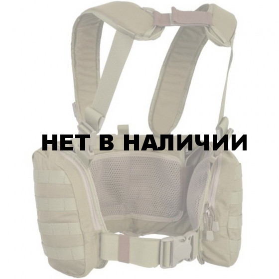 Жилет ANA Tactical Альфа разгрузочный с 4 подсумками под 2 магазина АК и 2 подсумками под имущество на molle tactical khaki
