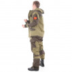 Костюм KE Tactical Горка-5 со съемной флисовой жилеткой с налокотниками и наколенниками хаки с накладками олива