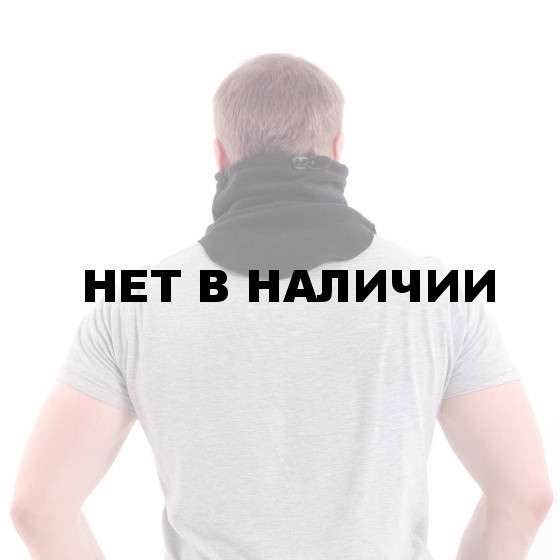 Шарф Keotica морской флисовый черный