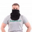 Шарф Keotica морской флисовый черный