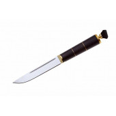 Нож ПП Кизляр Абхазский средний AUS-8 полированный с фиксированным клинком