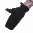 Перчатки-варежки Keotica флисовые черные