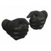 Перчатки VoenPro тактические с защитой костяшек черные