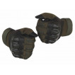 Перчатки VoenPro тактические с защитой костяшек олива с черным