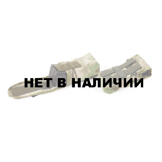 Подсумок KE Tactical под АК с ленточным клапаном одинарный мох версия 2017 года
