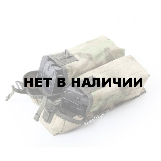 Подсумок KE Tactical под АК патрульный двойной с бесшумной застежкой мох