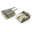 Подсумок KE Tactical под АК патрульный двойной с бесшумной застежкой мох