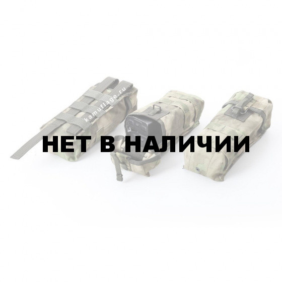 Подсумок KE Tactical под АК патрульный одинарный с бесшумной застежкой со стропами мох