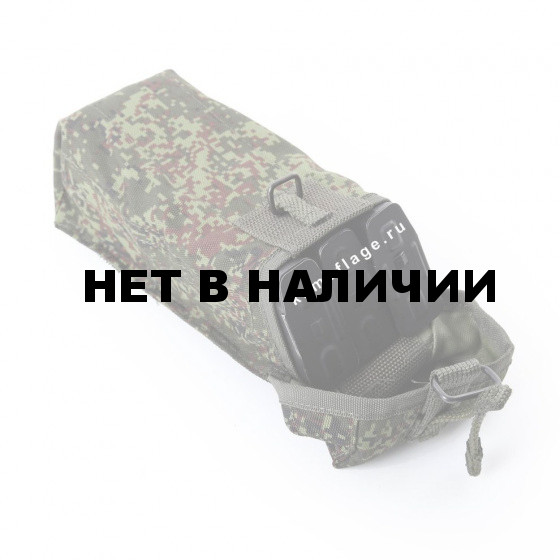 Подсумок KE Tactical под АК патрульный одинарный с бесшумной застежкой ЕМР