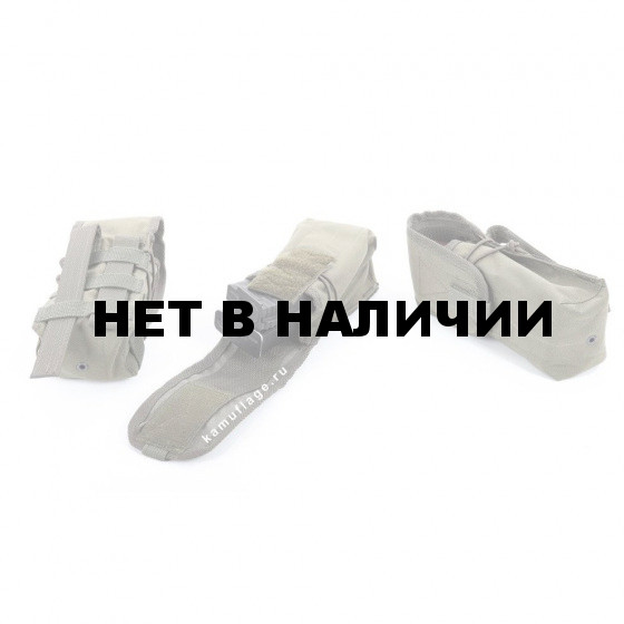 Подсумок KE Tactical под АК с ленточным клапаном одинарный олива тёмная
