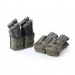 Подсумок KE Tactical под АК штурмовой двойной олива тёмная