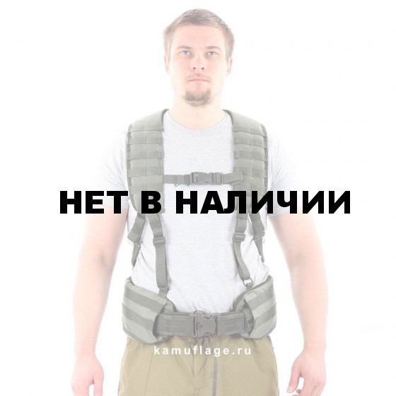 РПС KE Tactical KE Тарантул с расширенной спиной с двумя рядами MOLLE на поясе олива